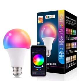 E27 Led Light Bulbs Alexa Smart Spotlights Wifi Smartcharge Led Rgb Smart Light Bulbs For Home With Alice Tuya 9W E26 E27 LED Bulb Lamp Home